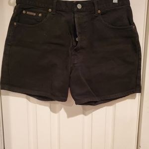Vintage 90's Calvin Klein black shorts